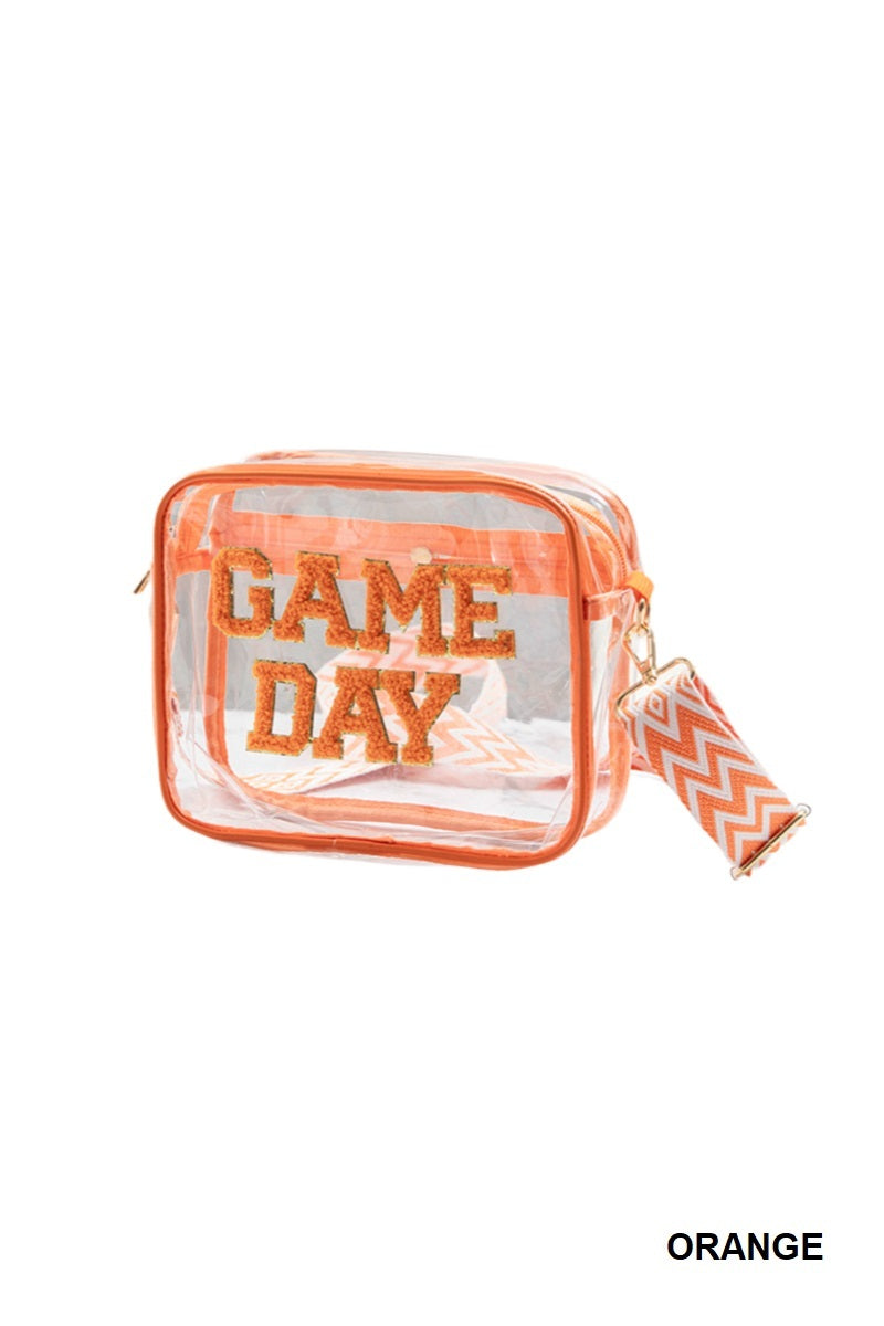 3383- Game Day Clear Stadium Bags *ORANGE OR BLACK* *TN COLLECTION*