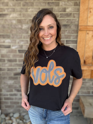 Orange Dottie Vols Tennessee Graphic T-shirt *TN COLLECTION*