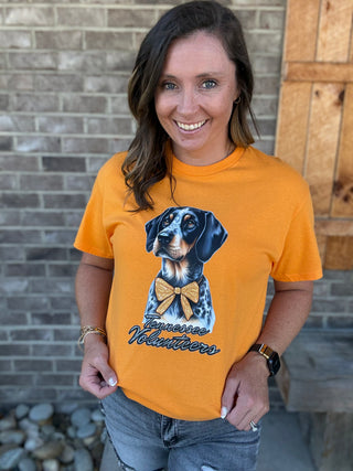 Orange Tennessee Smokey Adult Graphic Tee *TN COLLECTION*