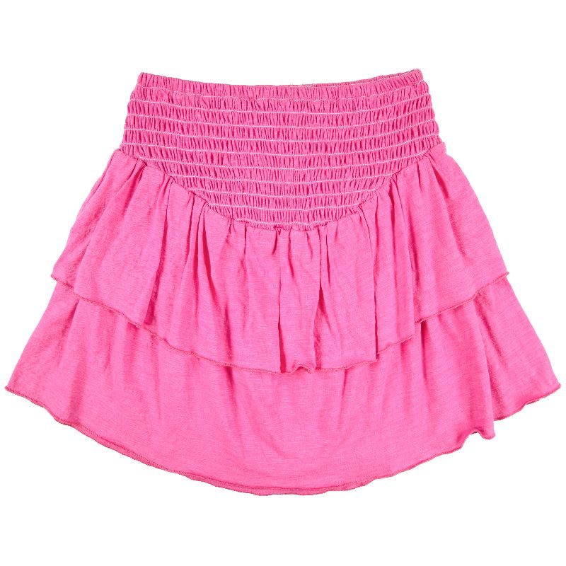 9010- Hot Pink Tiered Ruffle Skirt by Simply Southern