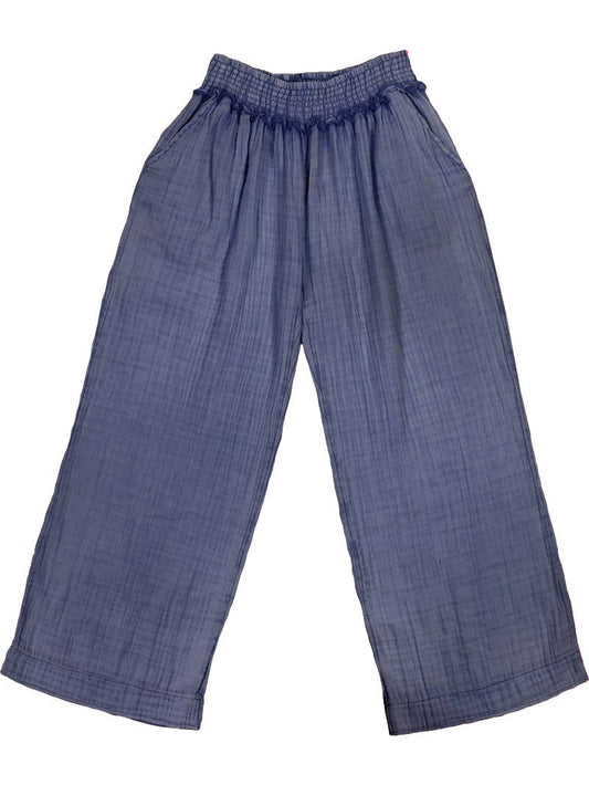 835- Indigo Gauze Pants by Simply Southern