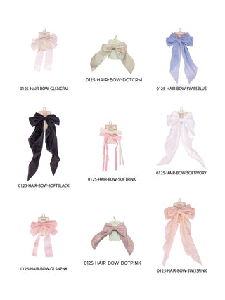 Bow Hair Clip by Simply Southern *PICK OPTION*