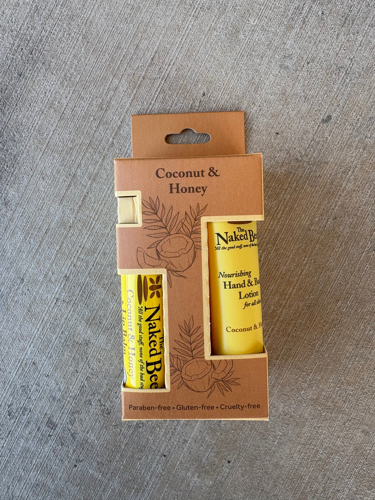 Pocket Gift Set by The Naked Bee  coconut and honey