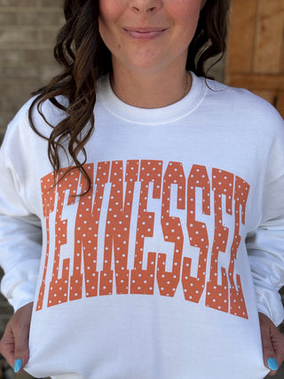 Polka Dot Tennessee Graphic Sweatshirt *TN COLLECTION*