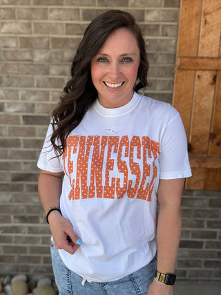 Polka Dot Tennessee Graphic Tee * TN COLLECTION*