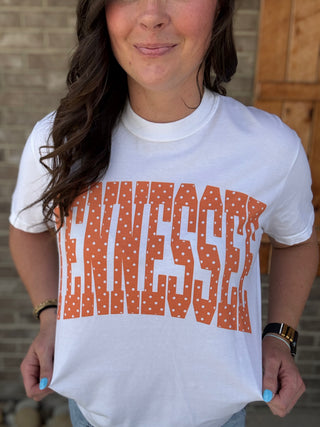 Polka Dot Tennessee Graphic Tee * TN COLLECTION*