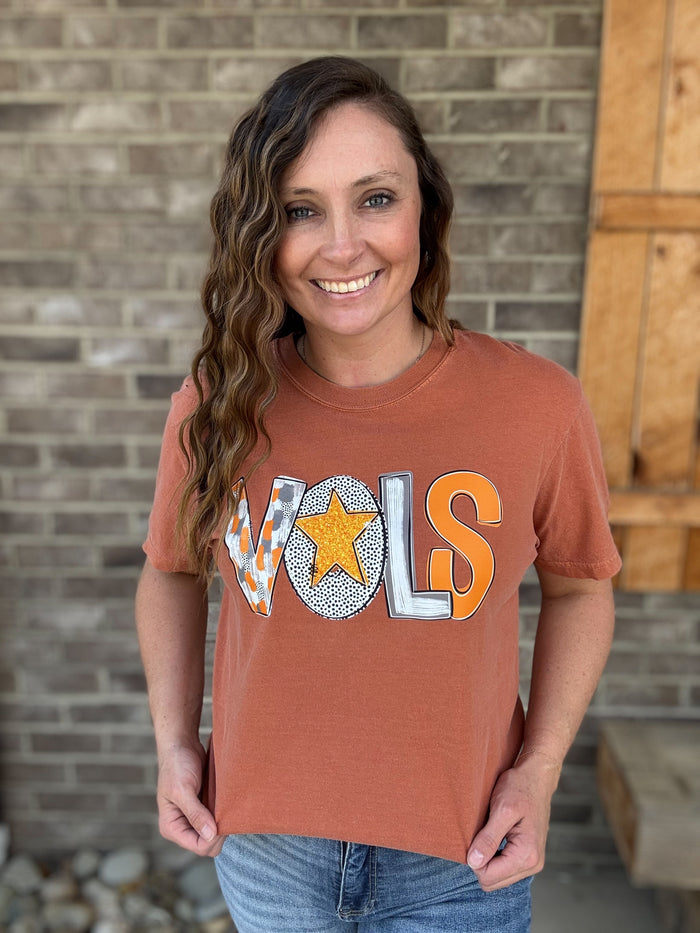Poppy Vols Tennessee Graphic T-shirt *TN COLLECTION*
