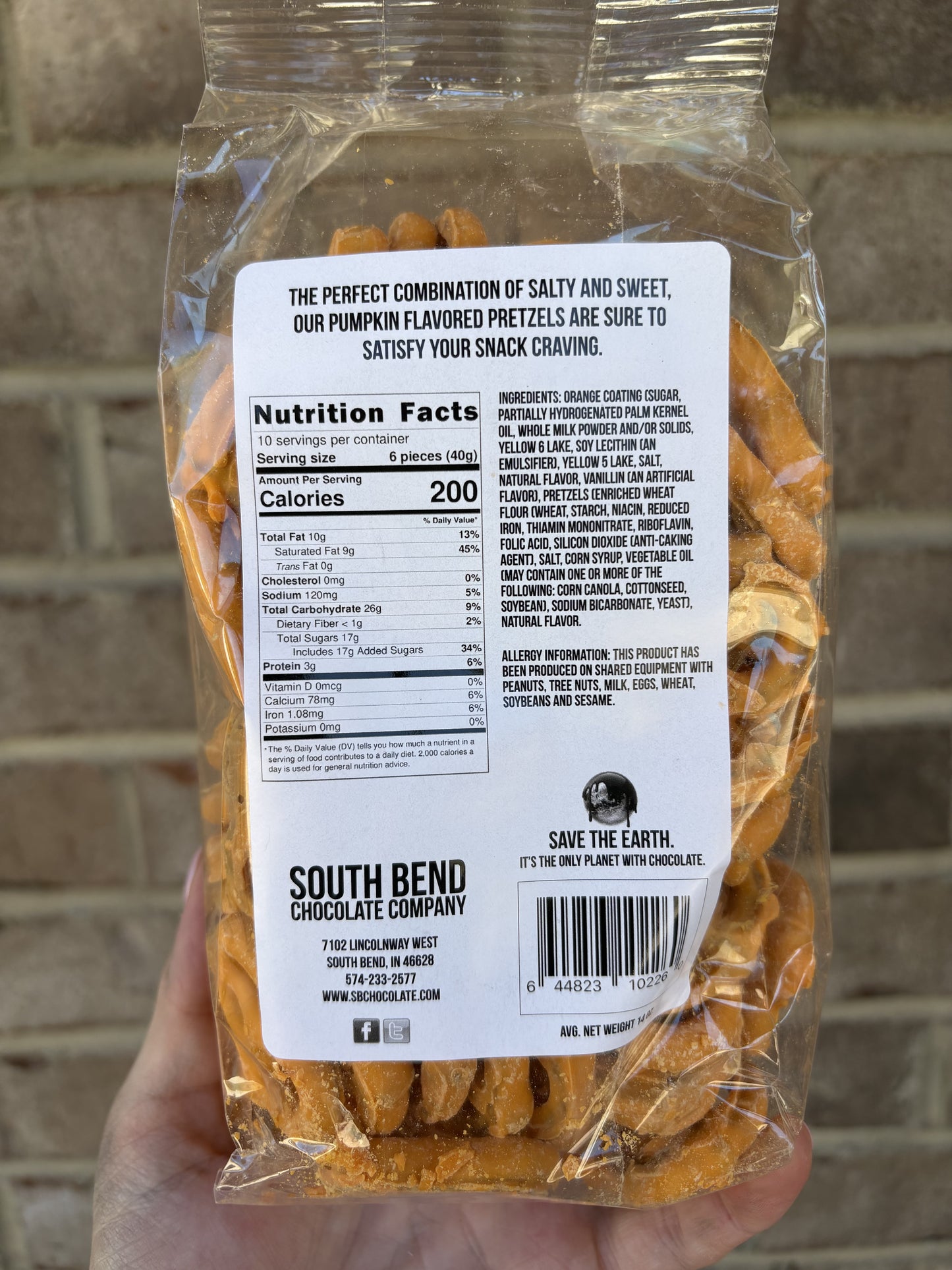 3707- Pumpkin Pretzels by South Blend Chocolate Company