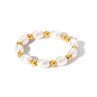 Delightful Pearl Ring - WATERPROOF-Ring-Pretty Simple