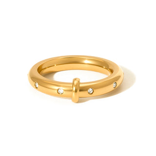 Diamond Studded Ring - WATERPROOF-Ring-Pretty Simple