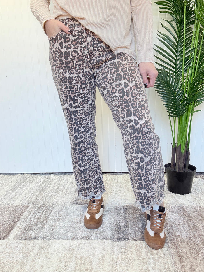Range & Roar Animal Print Jeans by Sterling Kreek