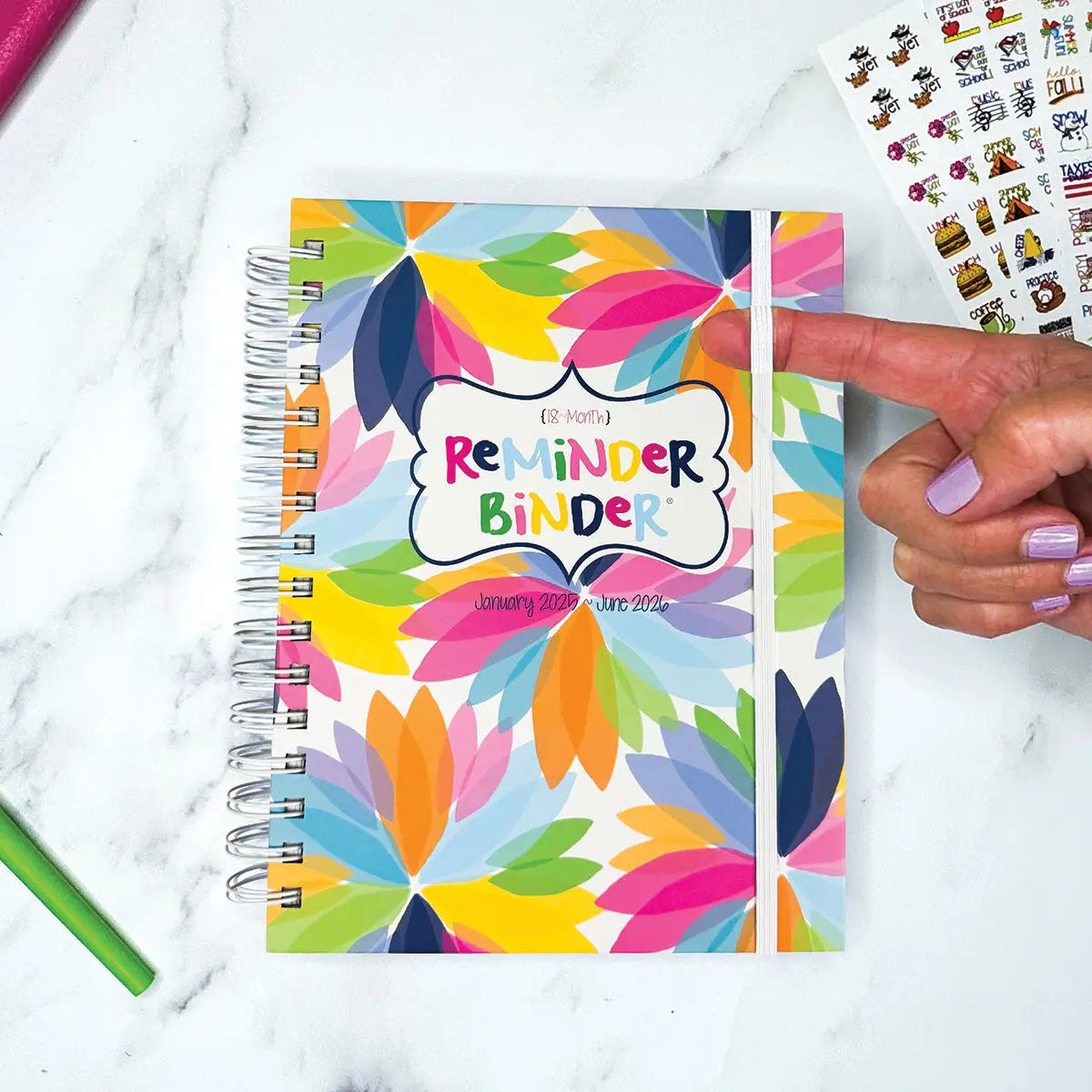 8365- Reminder Binder Planner Jan 2025-June 2026 - 18 months by Denise Albright