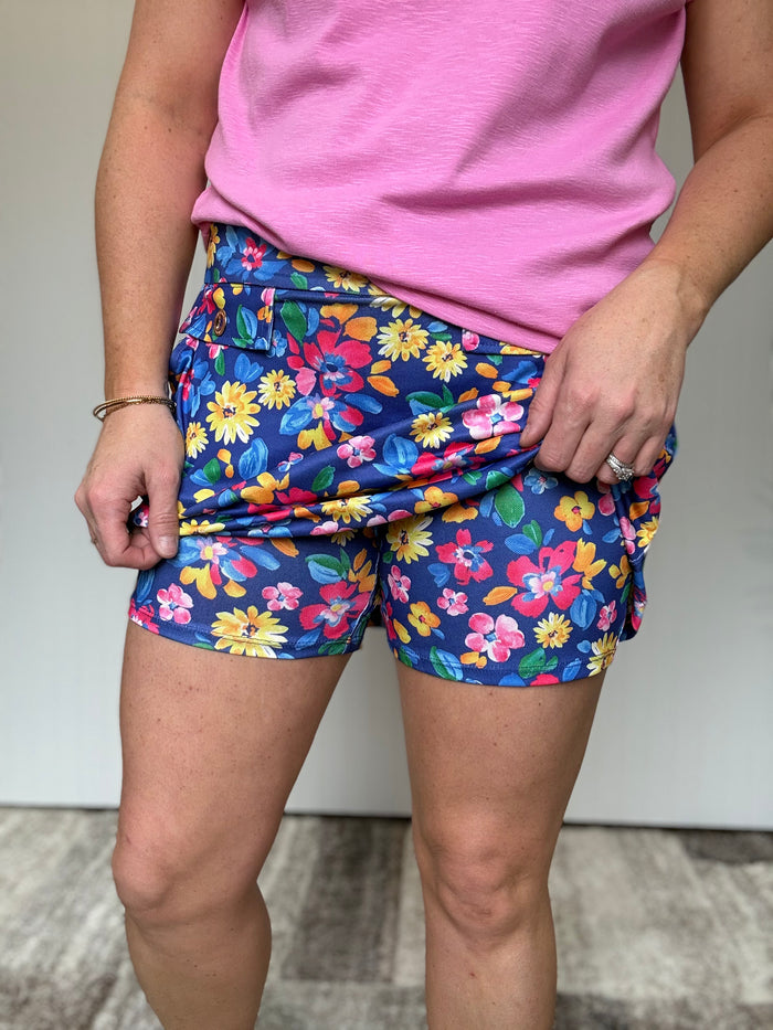 Royal Multi TeeTime Skort by Dear Scarlett