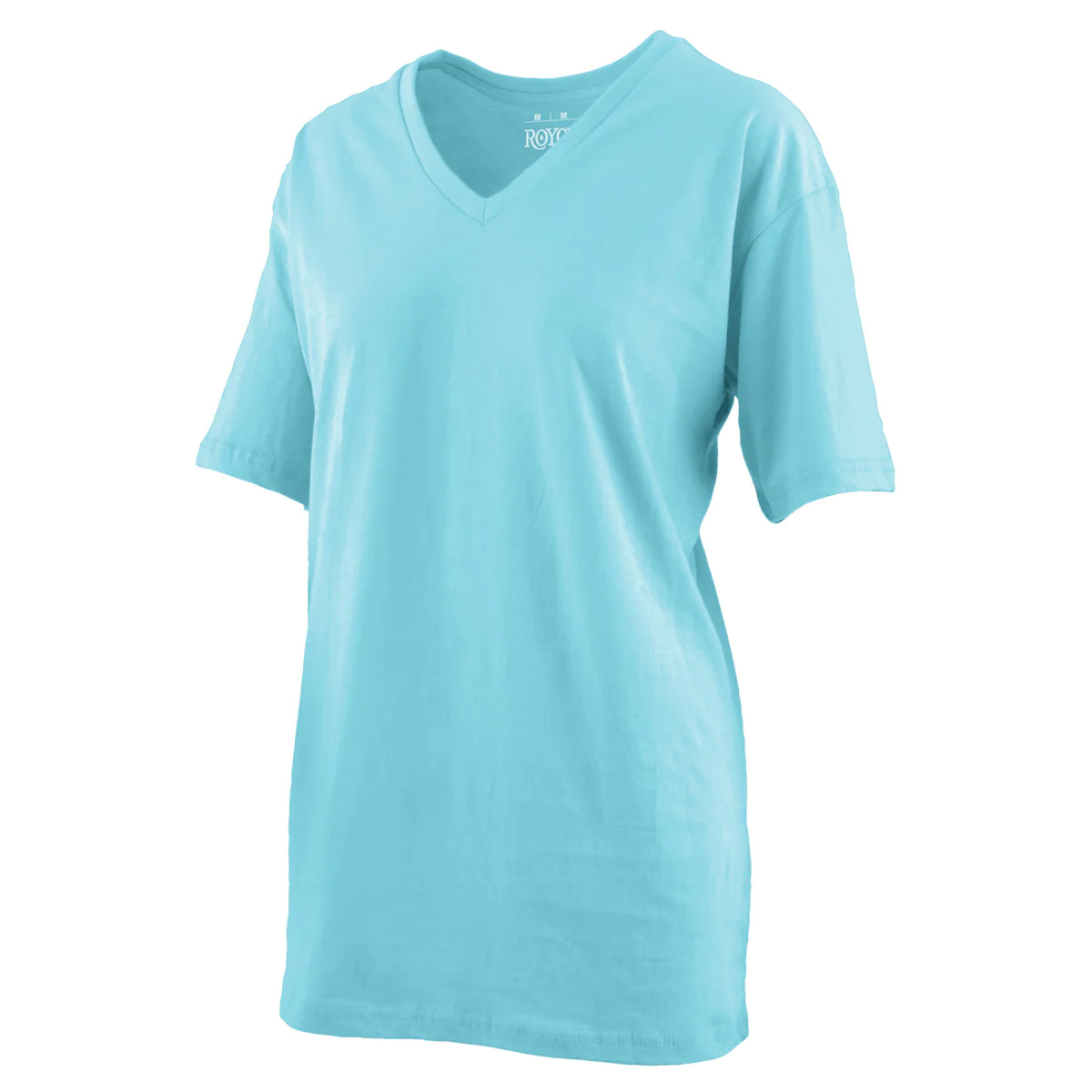 2151- Lagoon Blue New Castle Short Sleeve V-Neck Top by Royce