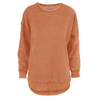 Copper Melange Poncho Fleece Top by Royce Brand