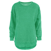 Kelly Green Melange Poncho Fleece Top by Royce Brand