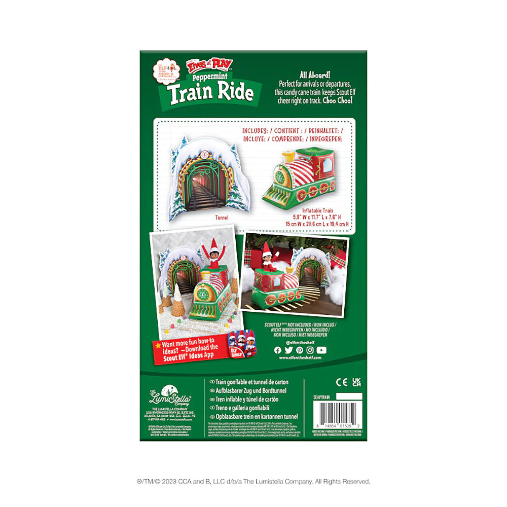 10159- Elves at Play Peppermint Train Ride [ELF COLLECTION]