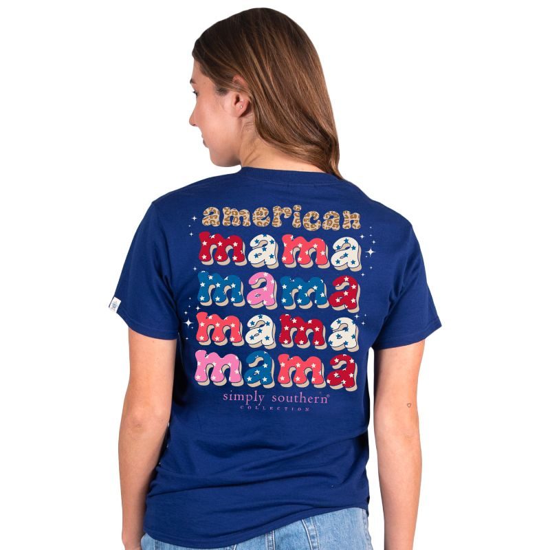 8134- American Mama Short Sleeve T-Shirt by Simply Southern