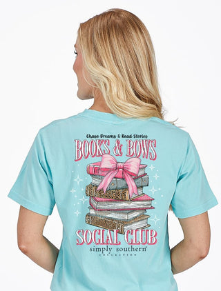 Books & Bows Social Club Graphic Tee by Simply Southern