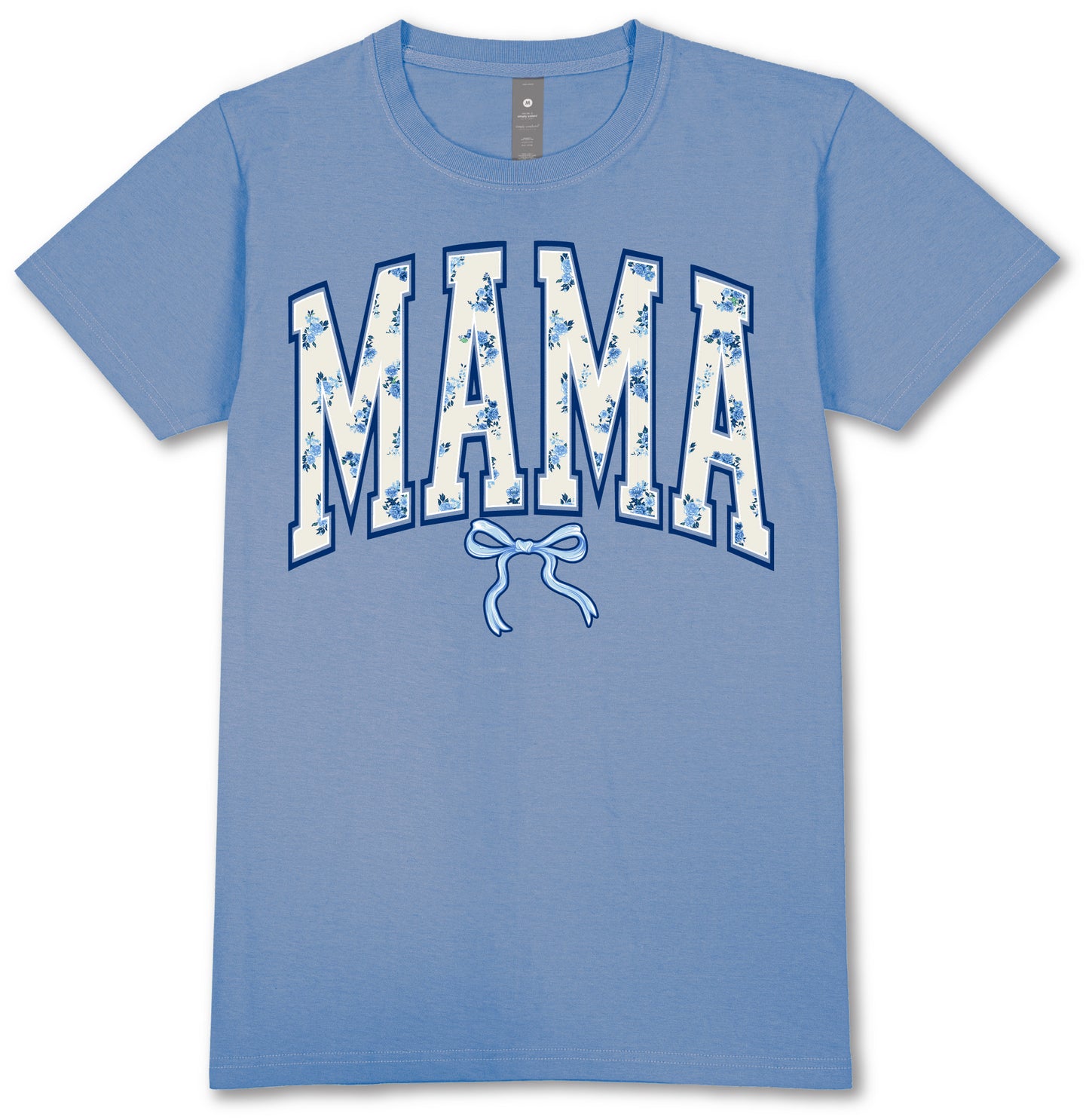 Mama Floral Bow Short Sleeve Tee by Simply Southern