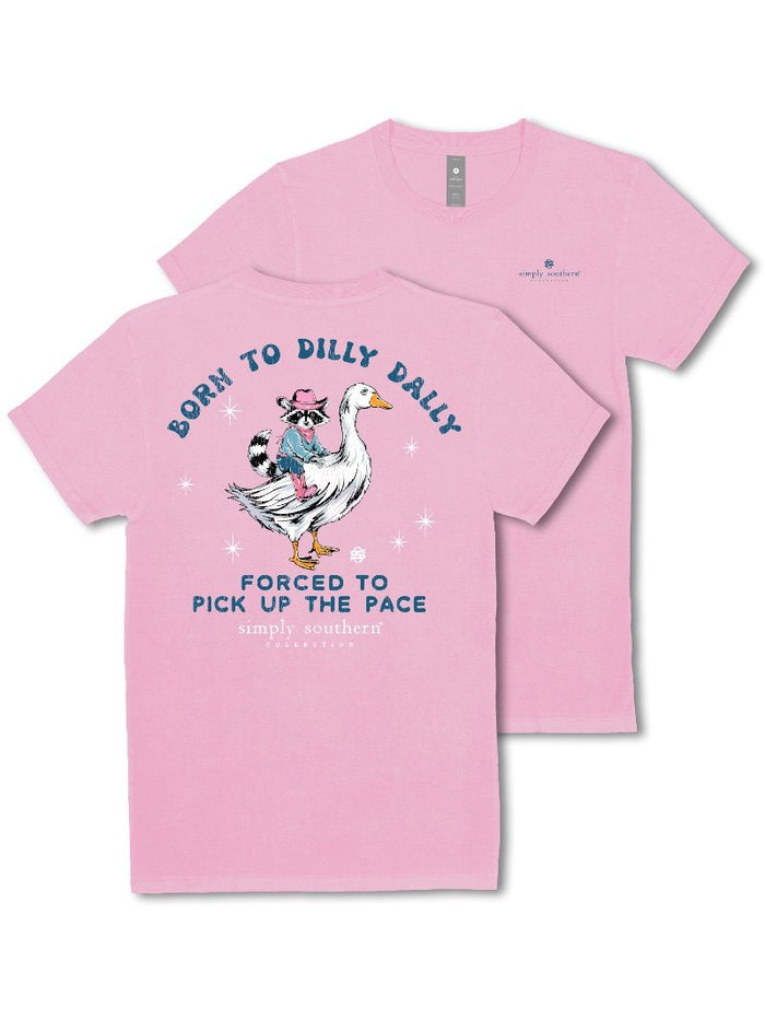 Born To Dilly Dally Short Sleeve T-Shirt by Simply Southern