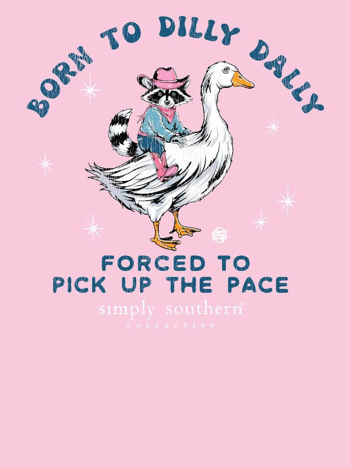Born To Dilly Dally Short Sleeve T-Shirt by Simply Southern