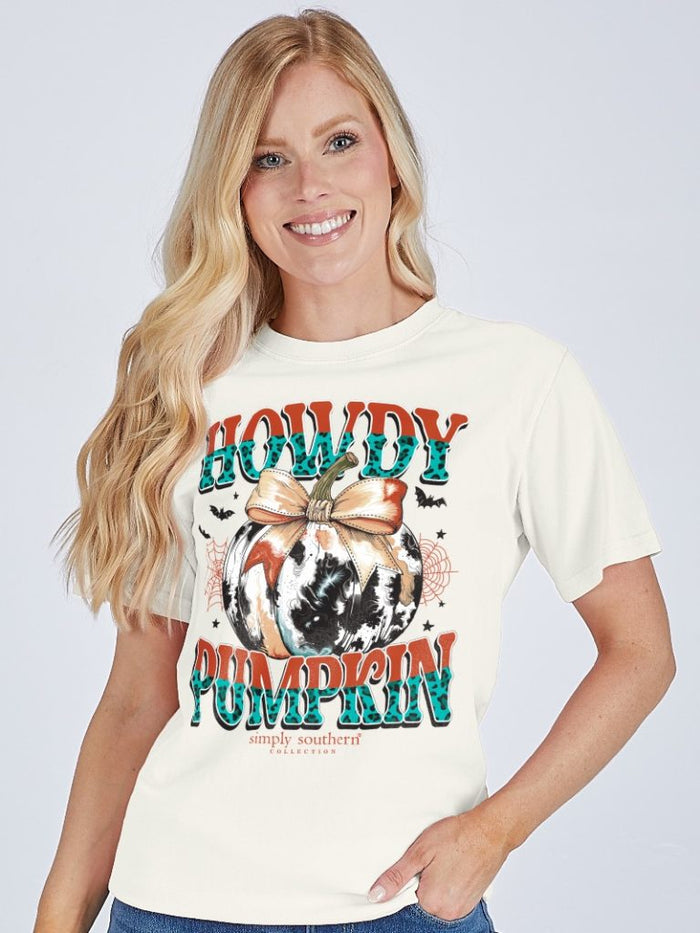 Howdy Pumpkin Short Sleeve T-Shirt by Simply Southern