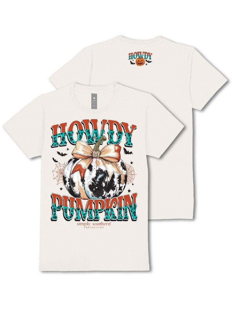 Howdy Pumpkin Short Sleeve T-Shirt by Simply Southern