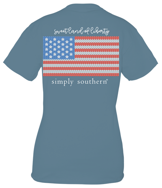 849- Sweet Land of Liberty Short Sleeve T-Shirt by Simply Southern