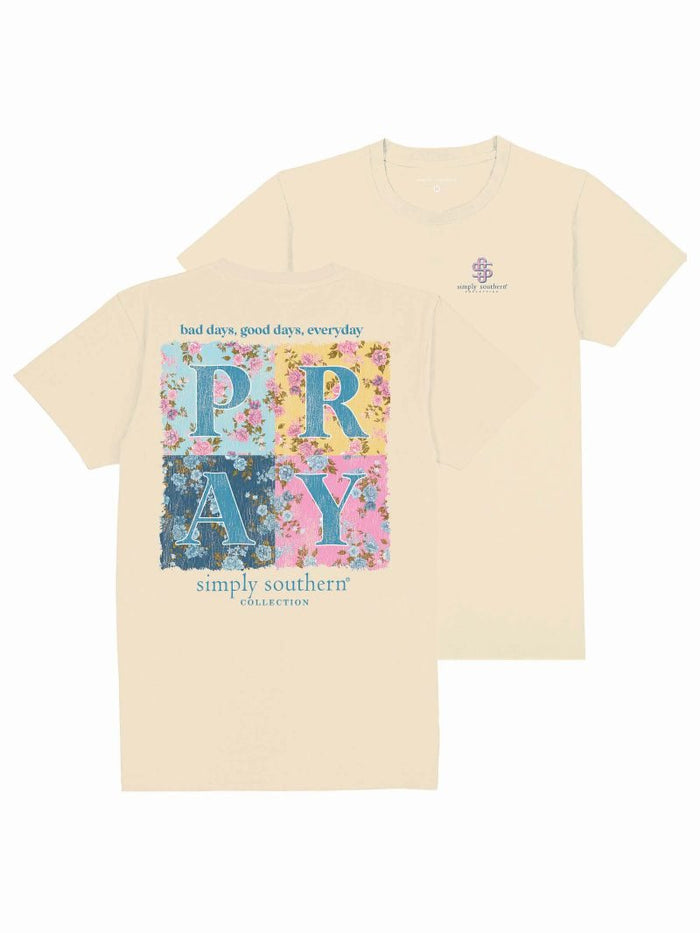 Bad Days, Good Days, Everyday Pray Short Sleeve T-Shirt by Simply Southern