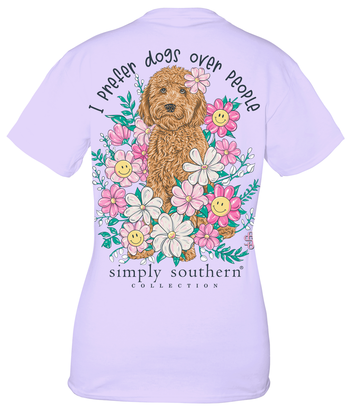 852- I Prefer Dogs Over People Short Sleeve T-Shirt by Simply Southern