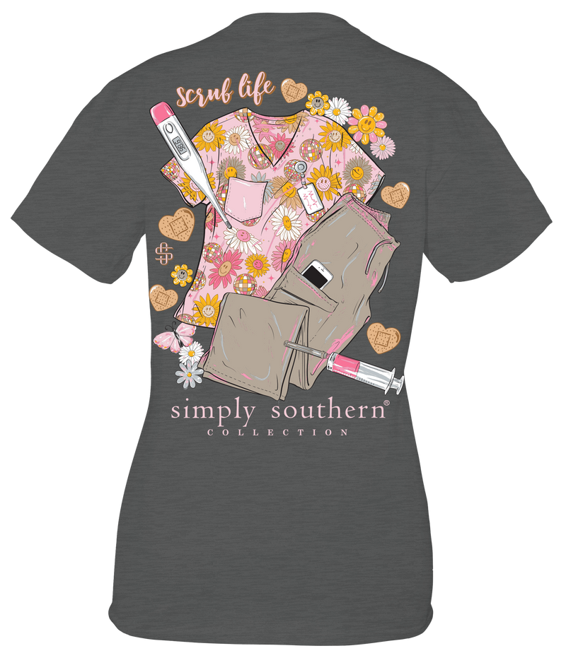 848- Scrub Life Short Sleeve T-Shirt by Simply Southern