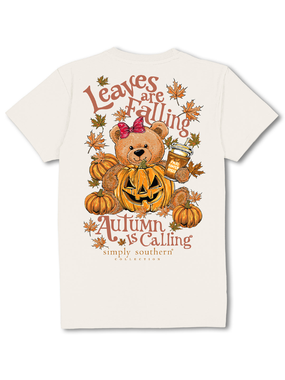 Leaves Are Falling Short Sleeve T-Shirt by Simply Southern
