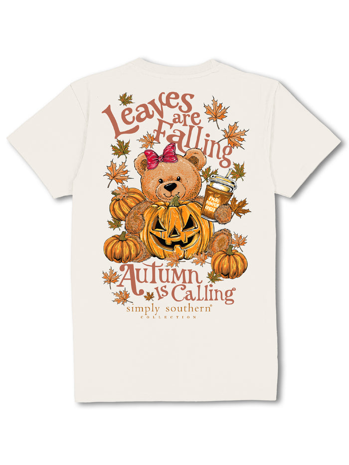 Leaves Are Falling Short Sleeve T-Shirt by Simply Southern
