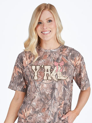 Y’all Camo Boots Graphic Tee by Simply Southern