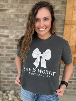 She Is Worthy Graphic T-shirt