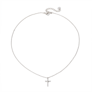 Shiloh Simple Cross Necklace - WATERPROOF-Necklace-Pretty Simple