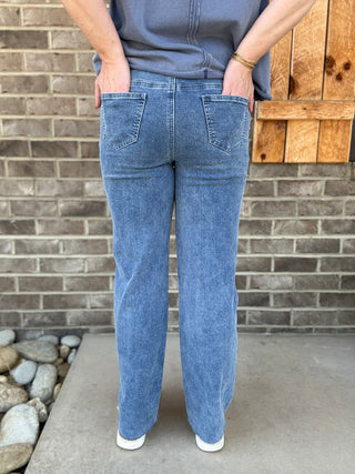 Star Patch Pants by Simply Southern