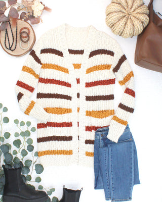 IN STOCK Fall Striped Cardigan