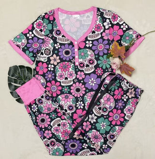 *PREORDER* Sugar Skull Shirley & Stone Pajamas - ends 8/13