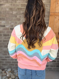 Sunset Waves Pullover by Simply Southern