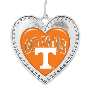 University of Tennessee Volunteers Heart Christmas Ornament