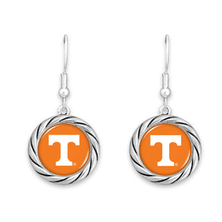 University of Tennessee Volunteers Twisted Rope Earrings