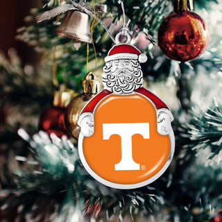 University of Tennessee Volunteers Santa with Team Logo Christmas Ornament