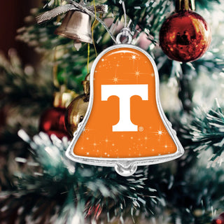 University of Tennessee Volunteers Bell with Team Logo and Stars Christmas Ornament