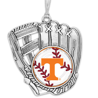 University of Tennessee Volunteers Baseball Glove Christmas Ornament