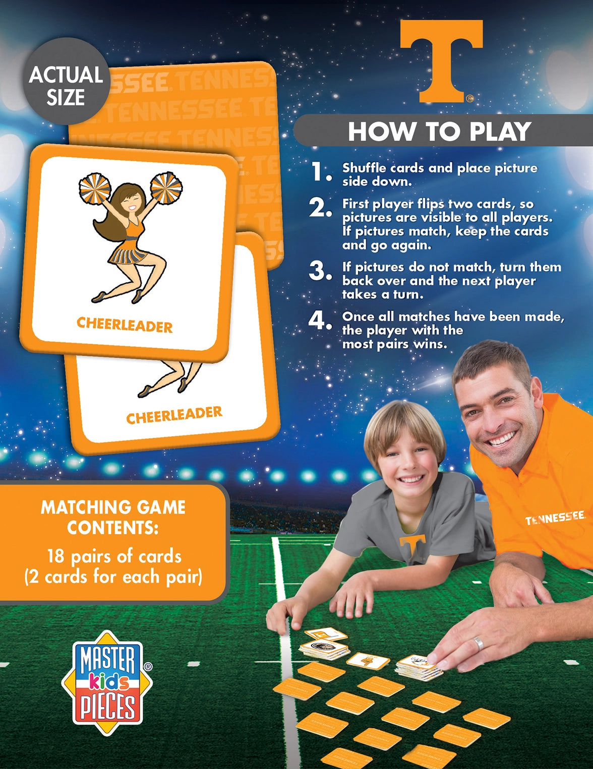 3812- Tennessee Volunteers Matching Game *TN COLLECTION*