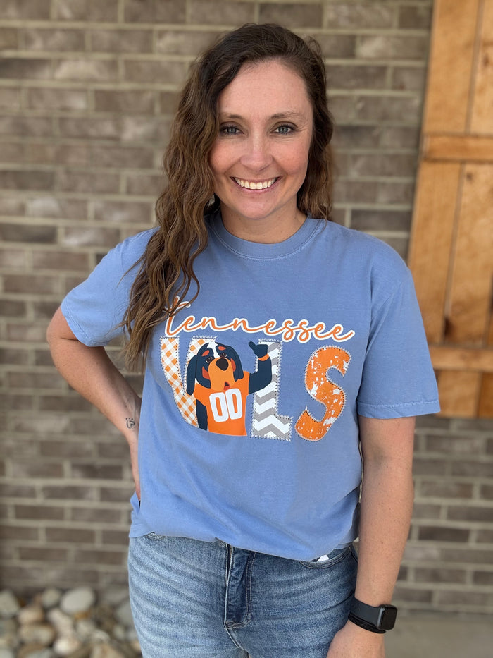 TN Vols Winter Blue Graphic T-shirt *TN COLLECTION*
