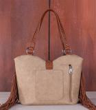 Tan Montana West Buckle Concealed Carry Tote