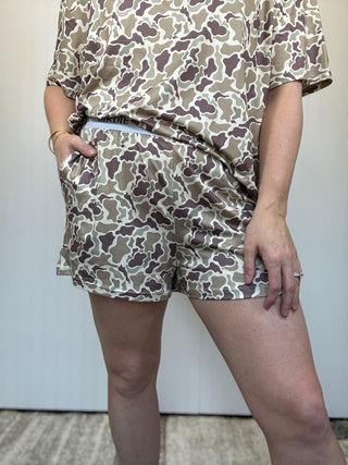 Tee Boxer Short Set in Duck Camo by birdie